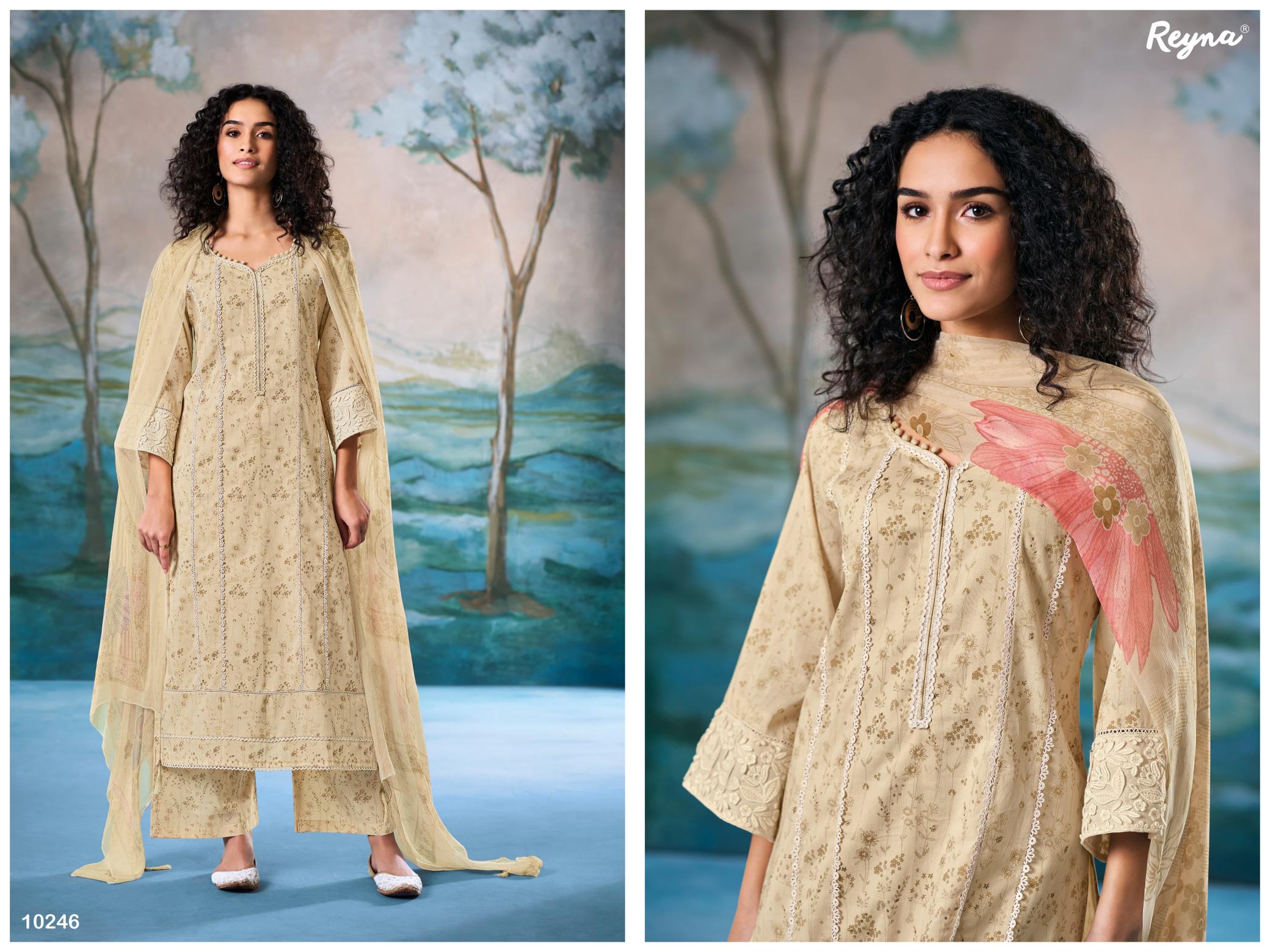 Reyna Kirti catalog salwar kameez materials wholesale bangalore