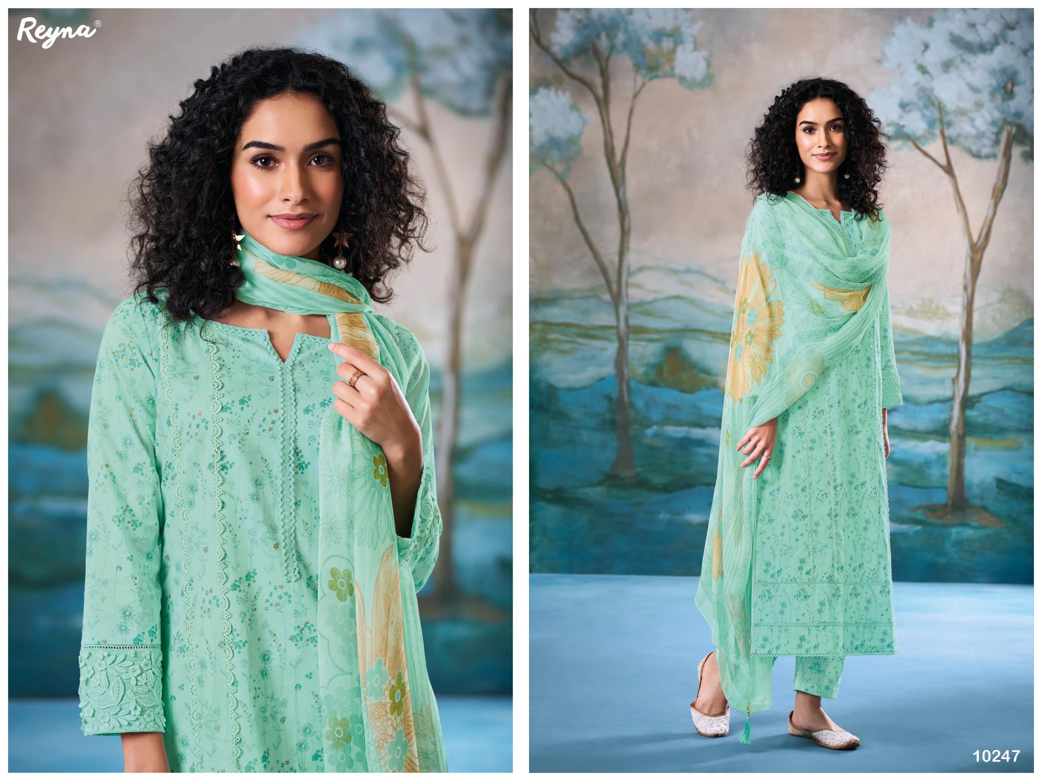 Reyna Kirti catalog salwar kameez materials wholesale bangalore