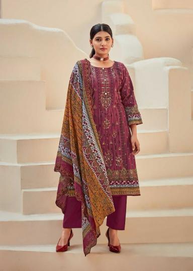 Riaz Arts Bin Saeed Vol 6 Catalog wholesale dress material shops near me