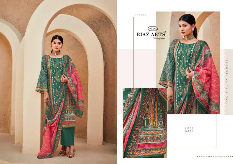 Riaz Arts Bin Saeed Vol 6 Catalog wholesale dress material shops near me