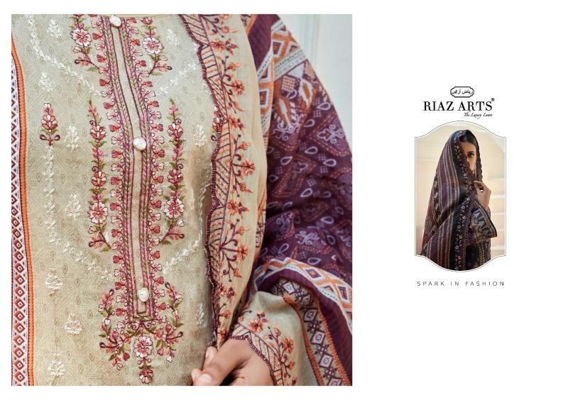 Riaz Arts Bin Saeed Vol 6 Catalog wholesale dress material shops near me