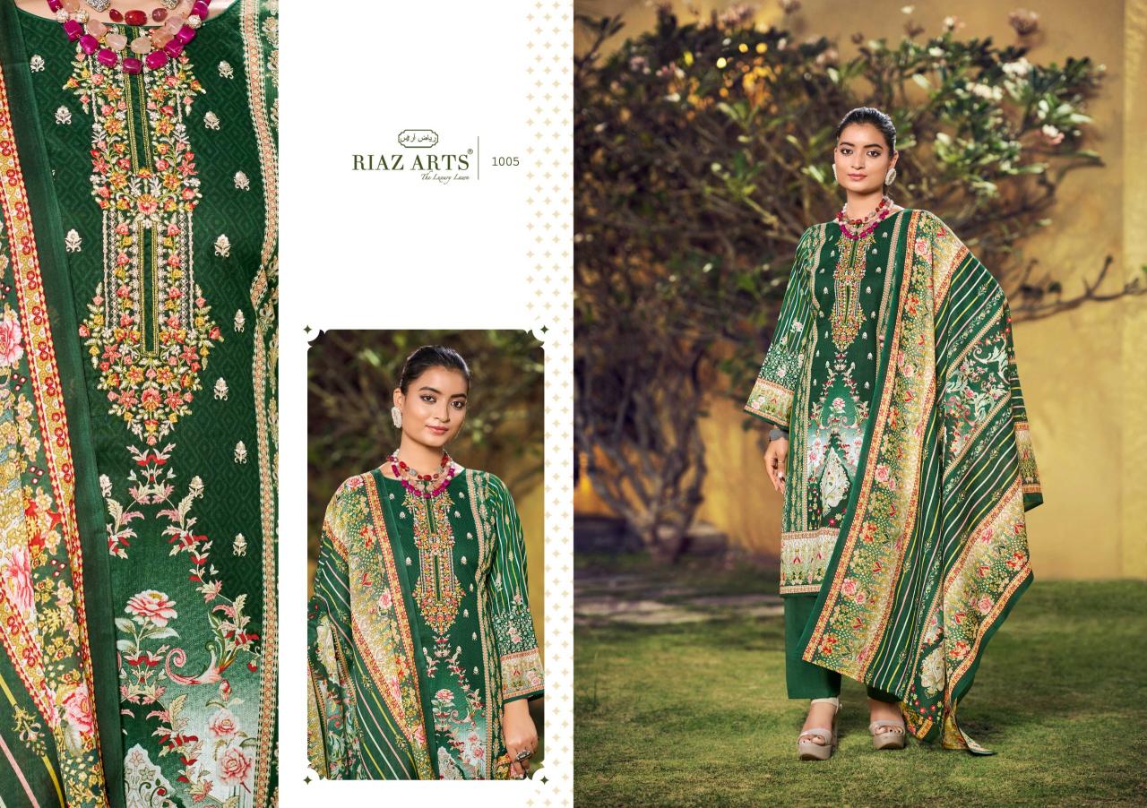 Riaz Arts Qurbat catalog wholesale dress materials krishna online
