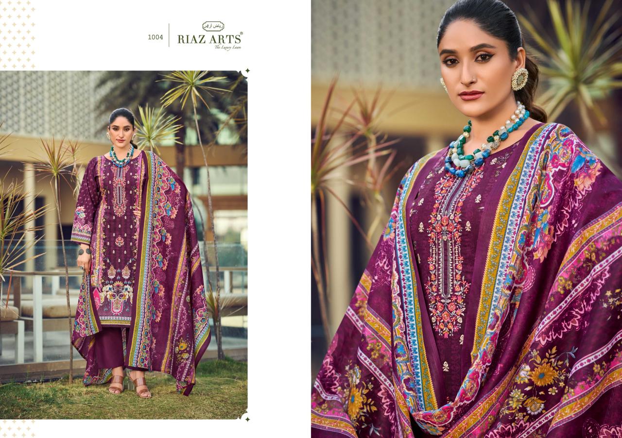 Riaz Arts Qurbat catalog wholesale dress materials krishna online