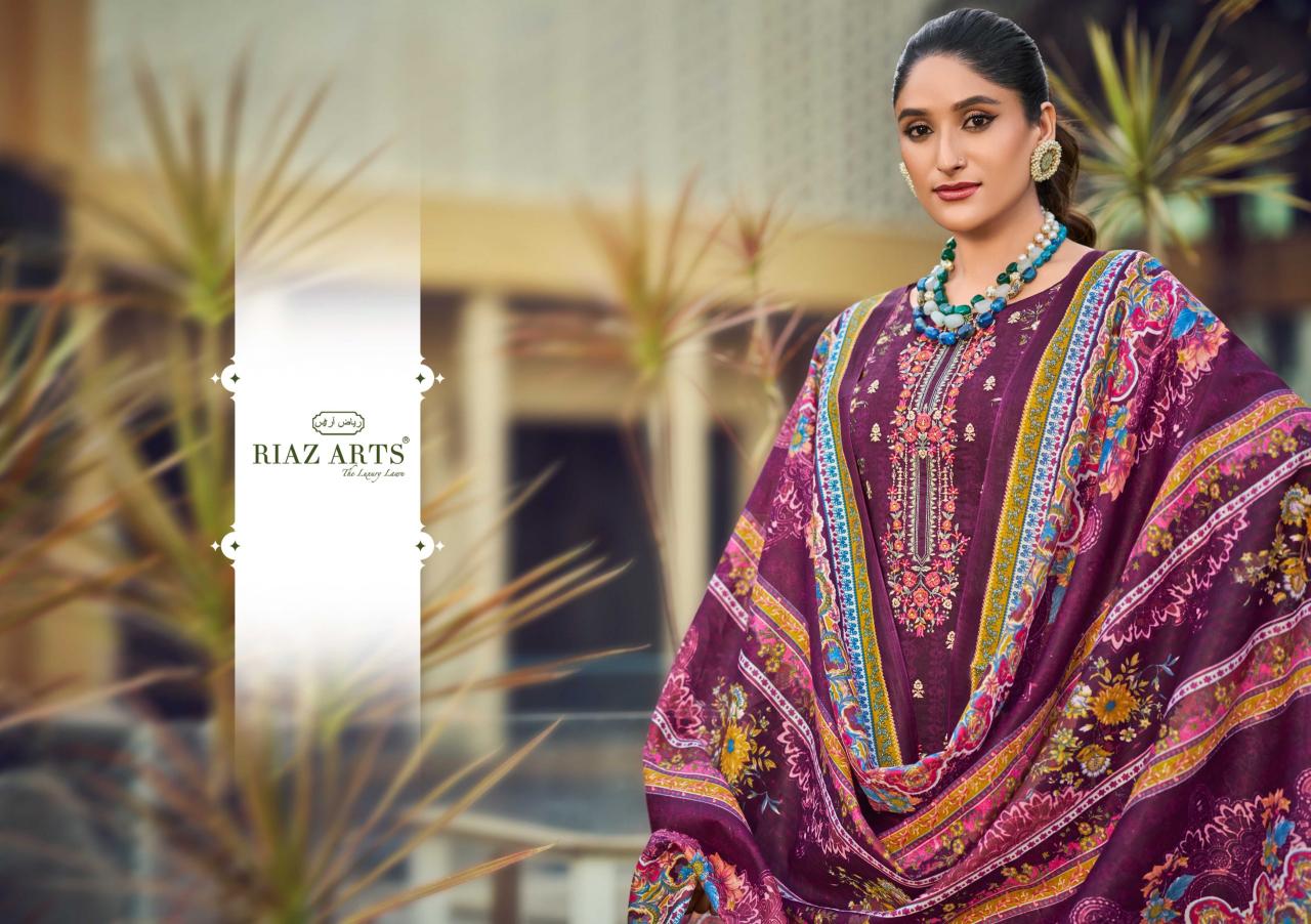 Riaz Arts Qurbat catalog wholesale dress materials krishna online