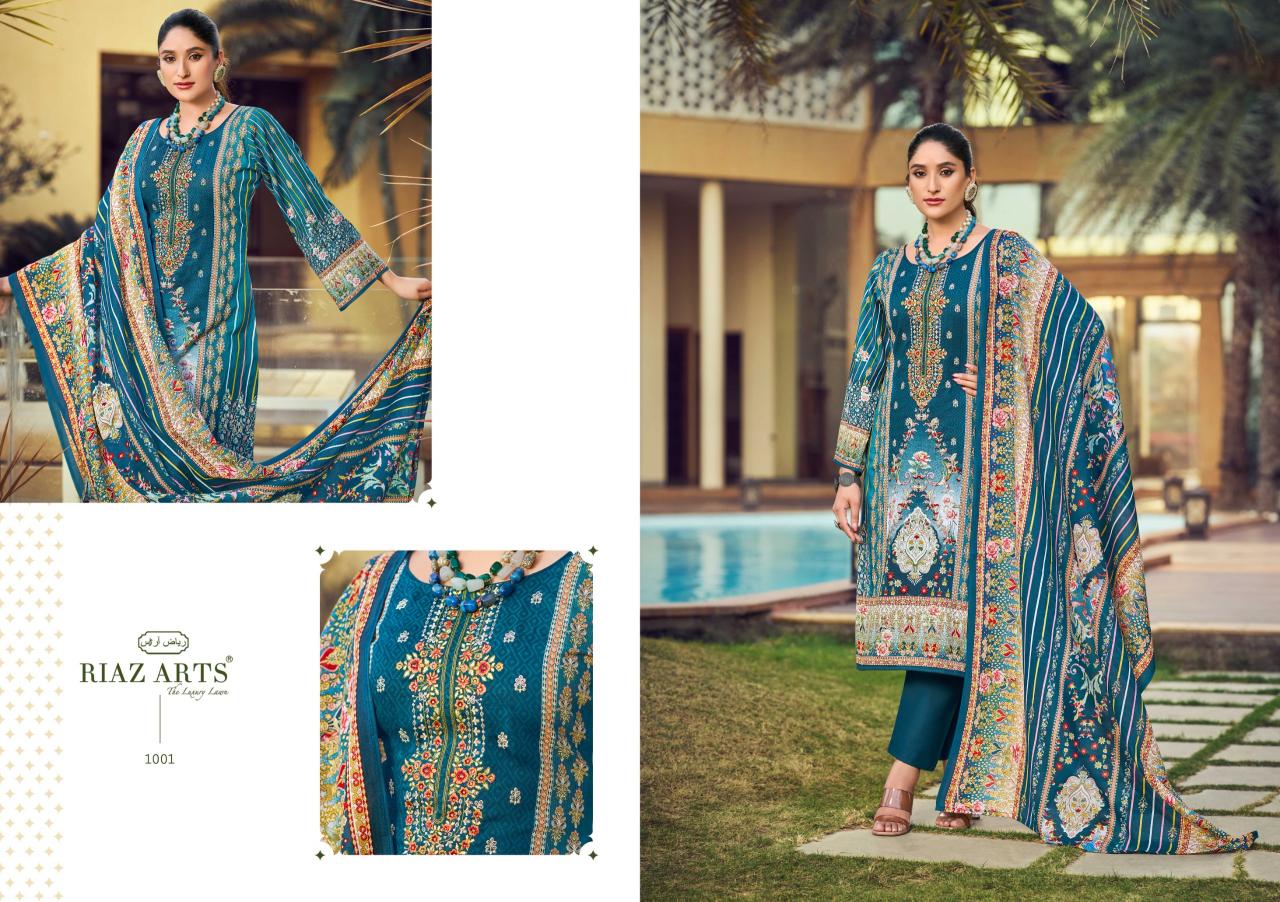 Riaz Arts Qurbat catalog wholesale dress materials krishna online