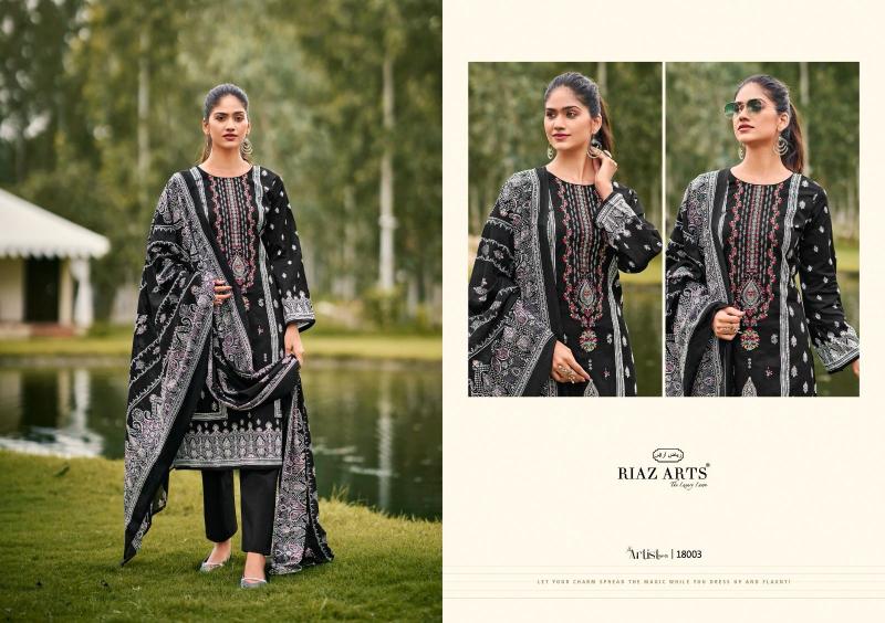 Riaz Arts The Artist Vol 5 catalog dress material wholesale market in kolkata