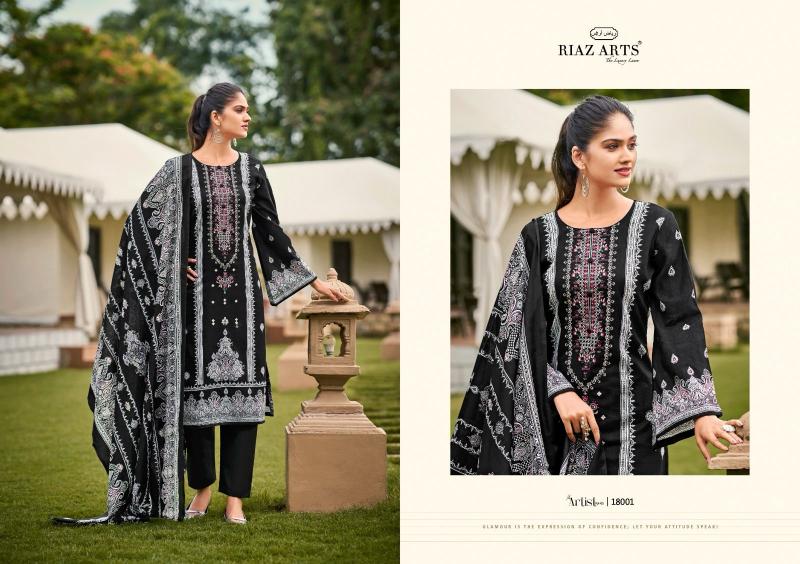 Riaz Arts The Artist Vol 5 catalog dress material wholesale market in kolkata