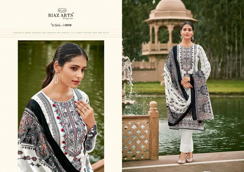 Riaz Arts The Artist Vol 5 catalog dress material wholesale market in kolkata