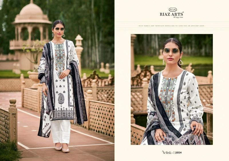 Riaz Arts The Artist Vol 5 catalog dress material wholesale market in kolkata