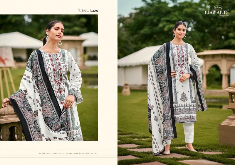 Riaz Arts The Artist Vol 5 catalog dress material wholesale market in kolkata