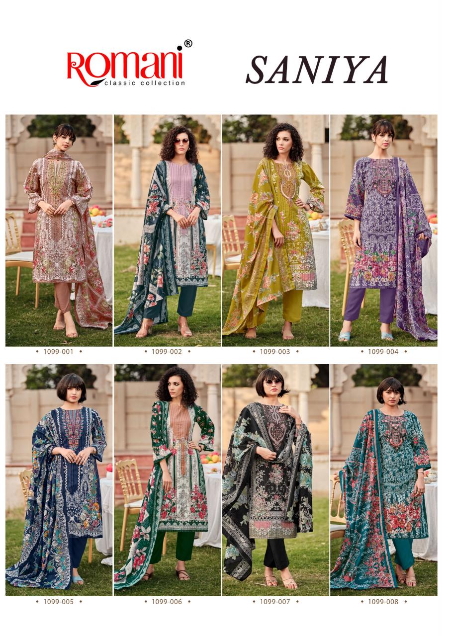 Romani Saniya catalog top wholesale dress materials in coimbatore