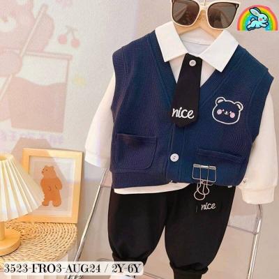 Sabella Little Baby 3523 catalog Kids Cotton Shirt With Pant wholesale