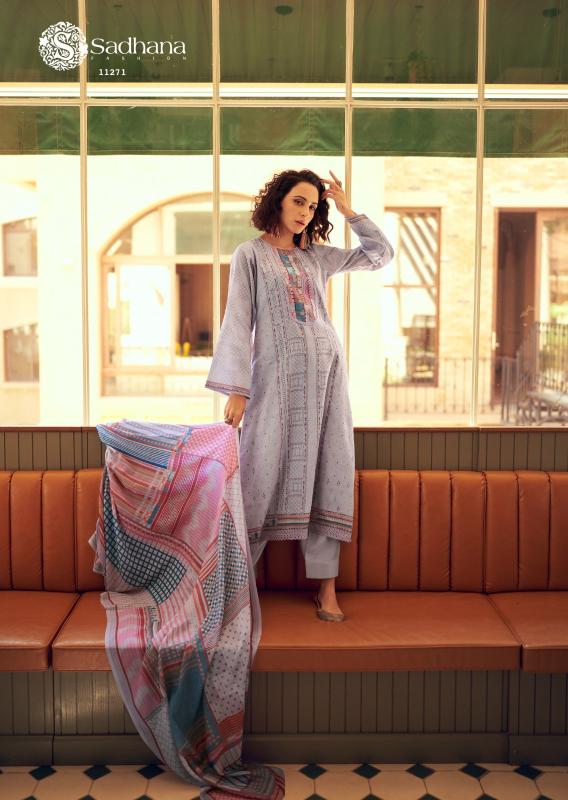 Sadhana Fashion Gulfidan catalog cotton salwar suit wholesale