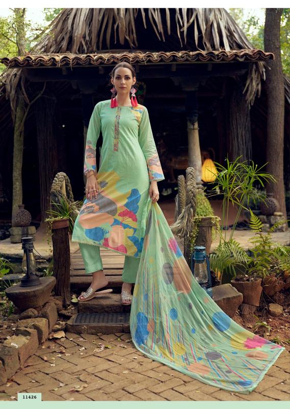 Sadhana Fashion Nasrin Catalog salwar kameez materials wholesale bangalore
