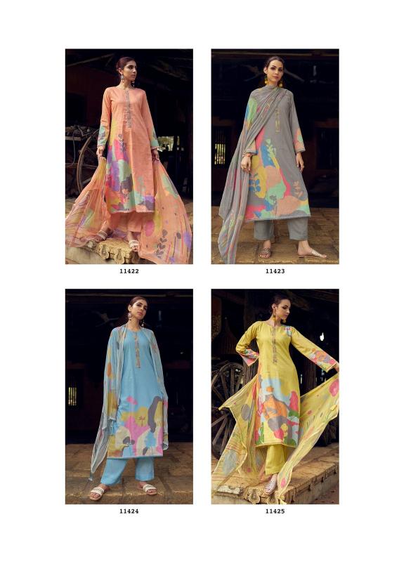 Sadhana Fashion Nasrin Catalog salwar kameez materials wholesale bangalore
