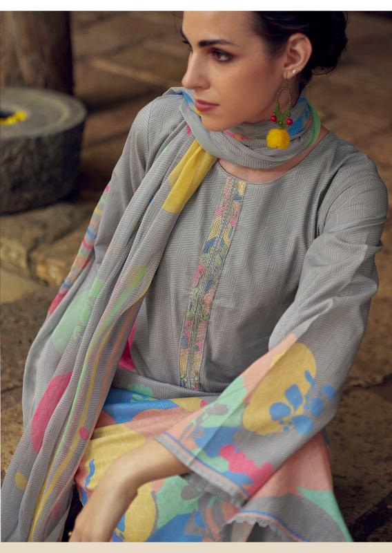 Sadhana Fashion Nasrin Catalog salwar kameez materials wholesale bangalore