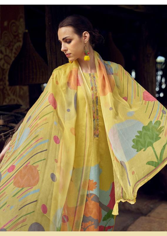 Sadhana Fashion Nasrin Catalog salwar kameez materials wholesale bangalore