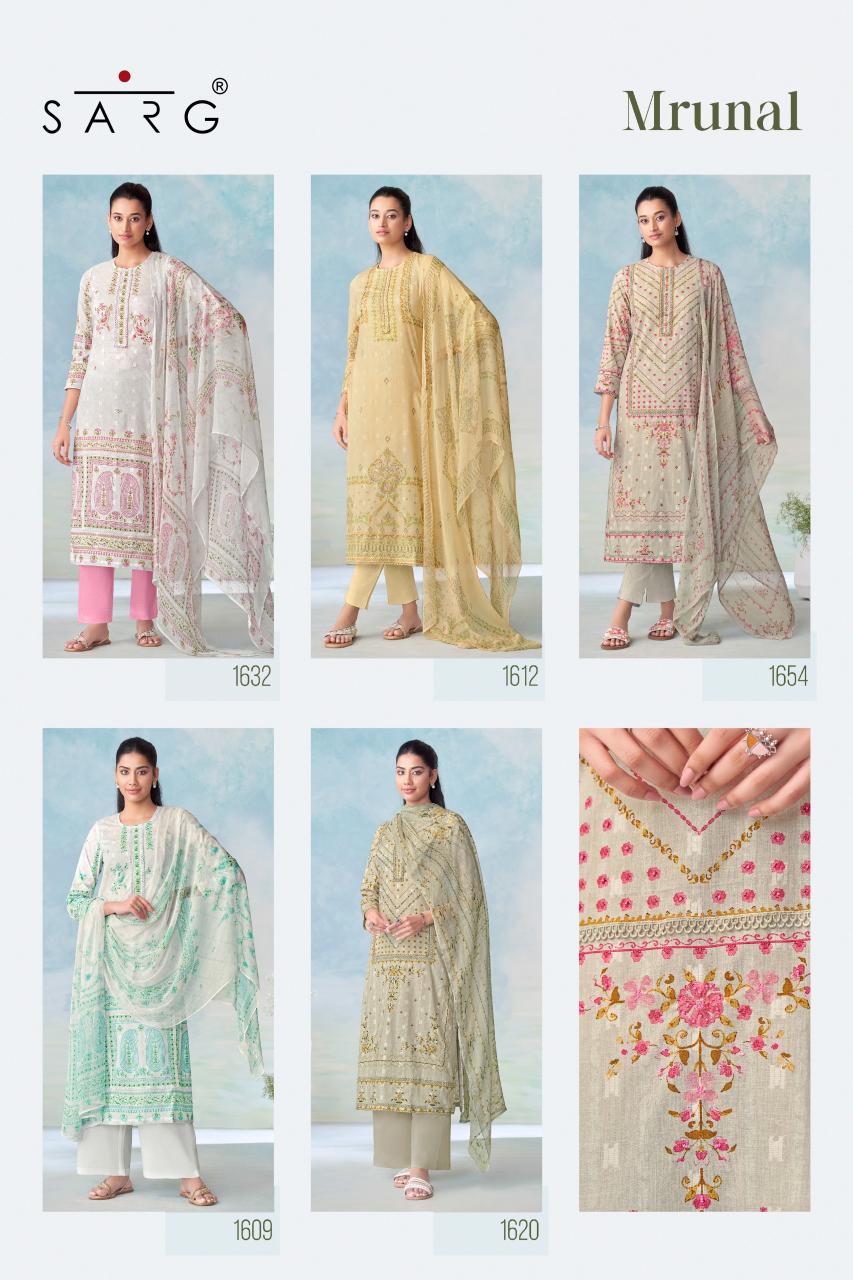 Sarg Mrunal catalog wholesale salwar kameez pakistan