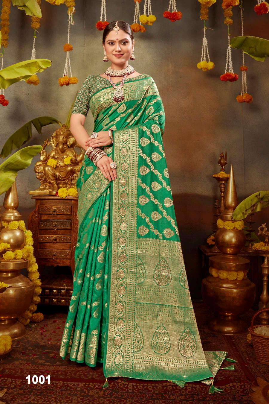 Saroj Kanchan Doal Swarovski vol.1 Soft Dola silk saree in surat with price wholesale