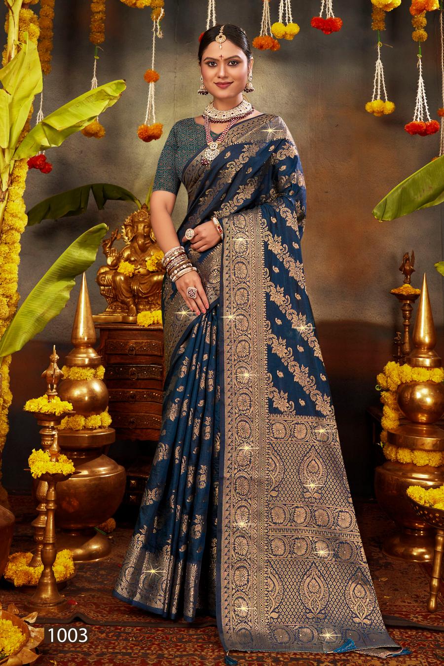 Saroj Kanchan Doal Swarovski vol.2 Soft Dola silk saree in surat with price wholesale