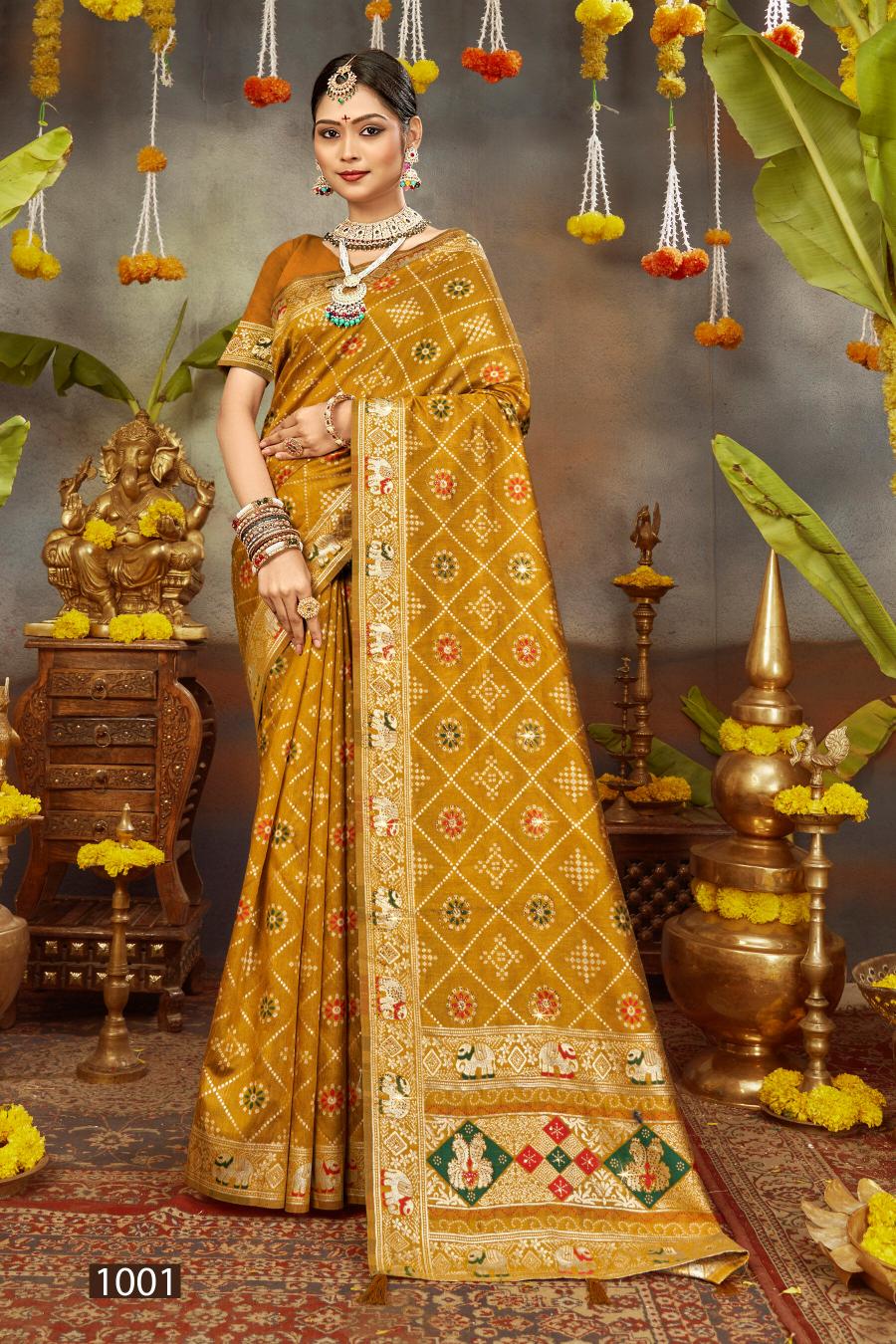 Saroj Prarambh silk swaroski vol.2 Soft silk saree in surat with price wholesale