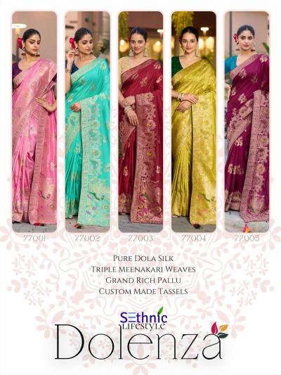 Sethnic Dolenza Catalog indian wedding sarees online india