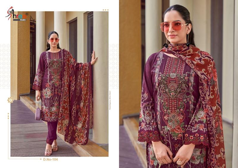 Shree Fabs Khadiza Premium Lawn Collection catalog pakistani suits importers in india