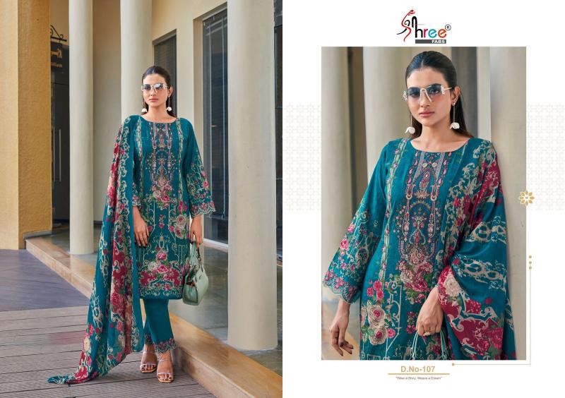 Shree Fabs Khadiza Premium Lawn Collection catalog pakistani suits importers in india