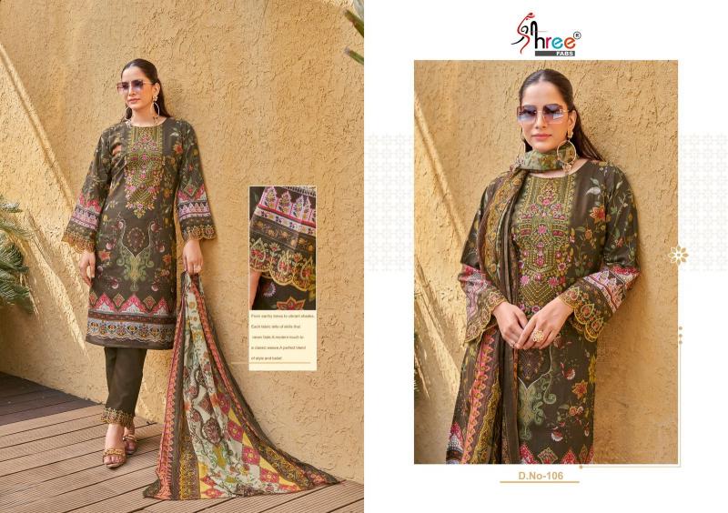 Shree Fabs Khadiza Premium Lawn Collection catalog pakistani suits importers in india