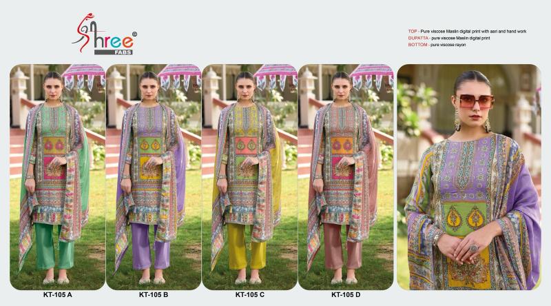 Shree Fabs KT 105 Catalog buy pakistani suits from pakistan