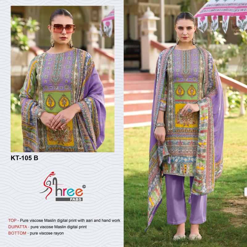 Shree Fabs KT 105 Catalog buy pakistani suits from pakistan