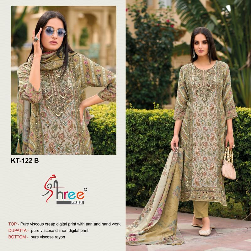 Shree Fabs kt 122 catalog designer suits online pakistani