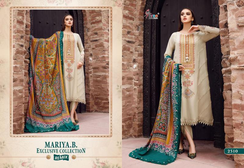 Shree Fabs Maria B Exclusive Collection Remix catalog designer pakistani suit piece