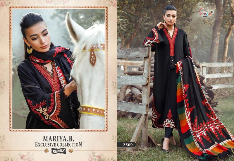 Shree Fabs Maria B Exclusive Collection Remix catalog designer pakistani suit piece