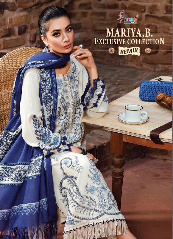 Shree Fabs Maria B Exclusive Collection Remix catalog designer pakistani suit piece