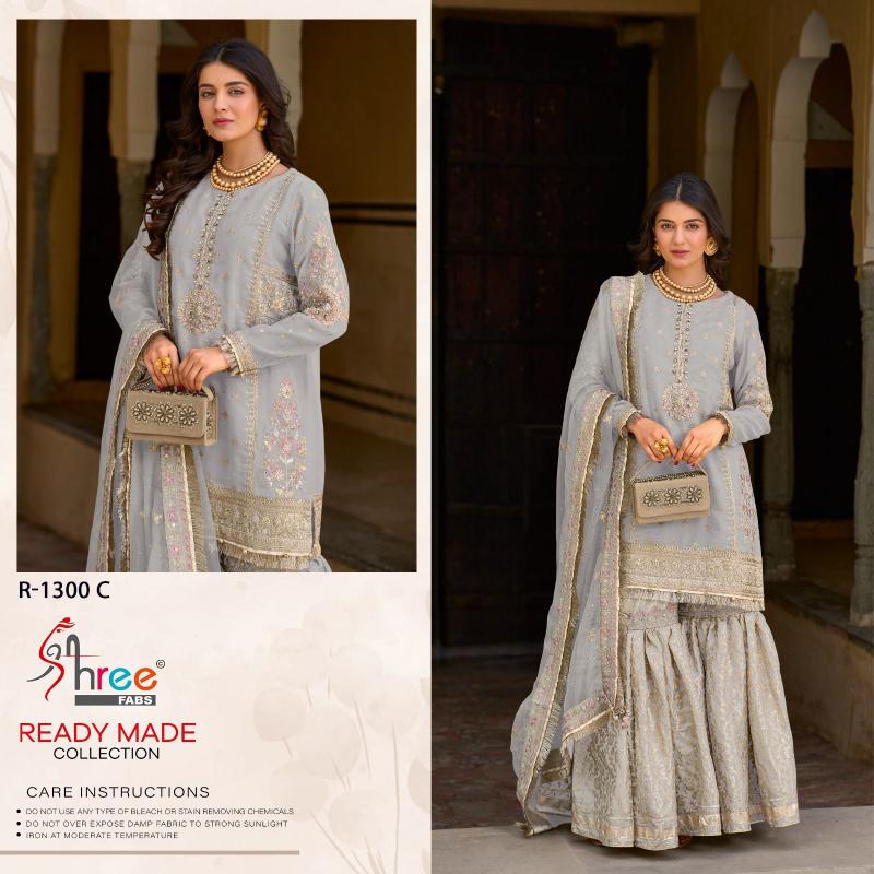 Shree Fabs R 1300 catalog wedding palazzo suits pakistani