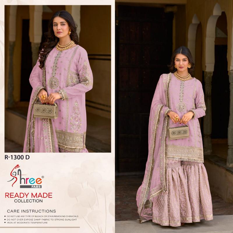 Shree Fabs R 1300 catalog wedding palazzo suits pakistani