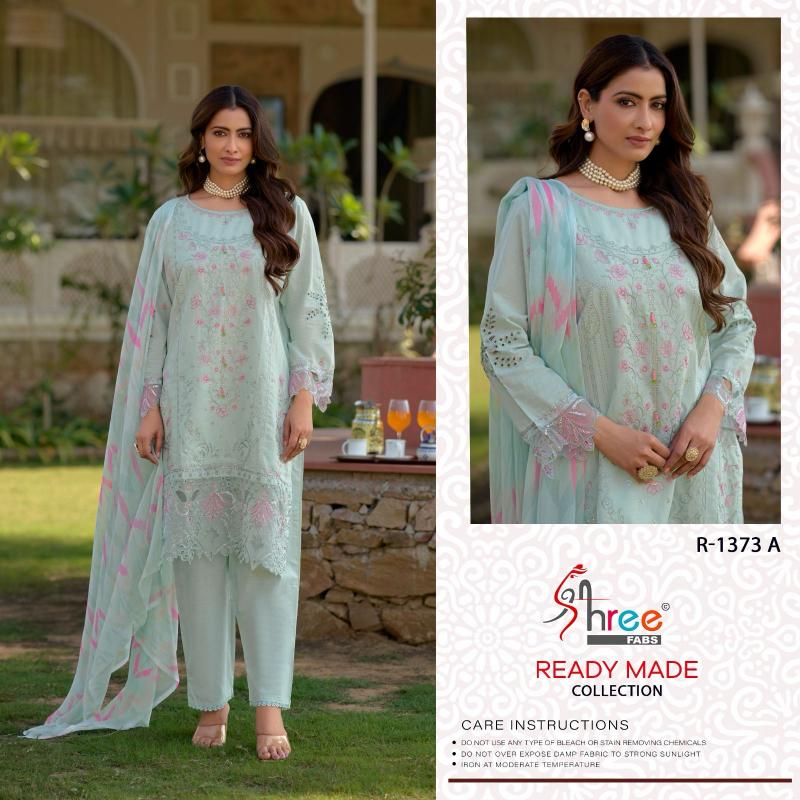 Shree Fabs R 1373 catalog Cambric Cotton Ready Made top pakistani suit designers