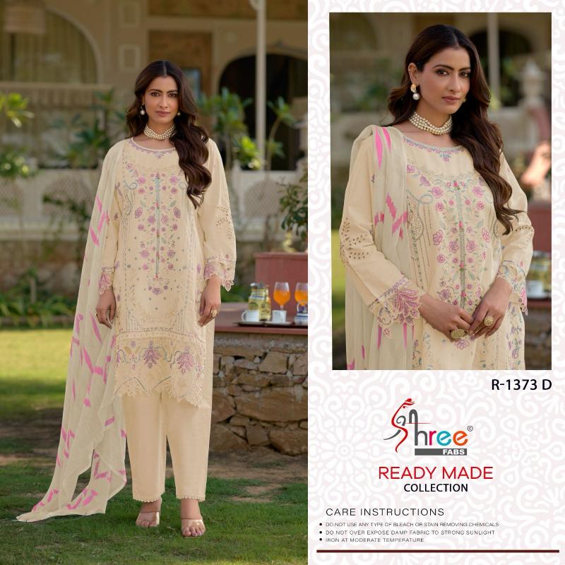 Shree Fabs R 1373 catalog Cambric Cotton Ready Made top pakistani suit designers