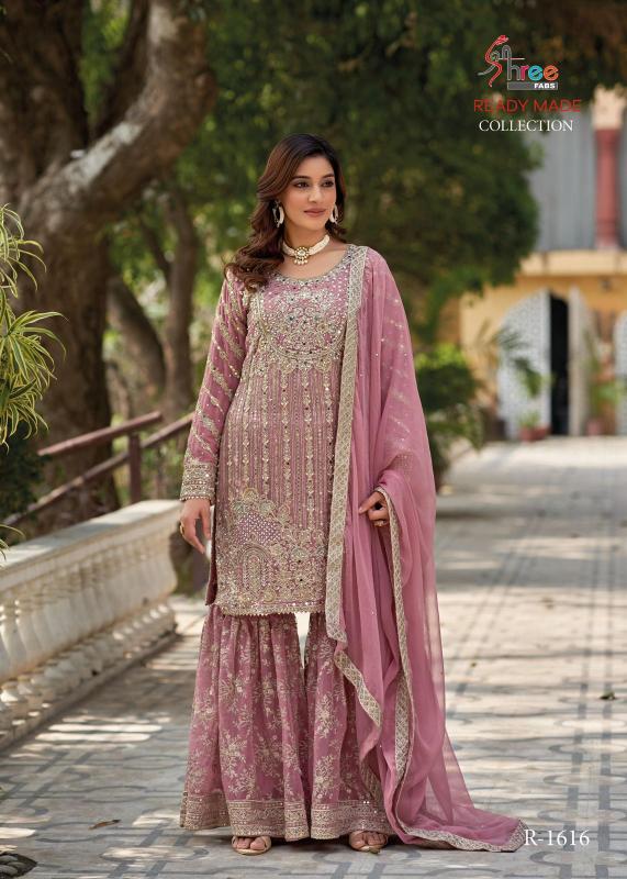 Shree Fabs R 1616 catalog Ragga Chiffon Ready Made textile infomedia pakistani suits surat