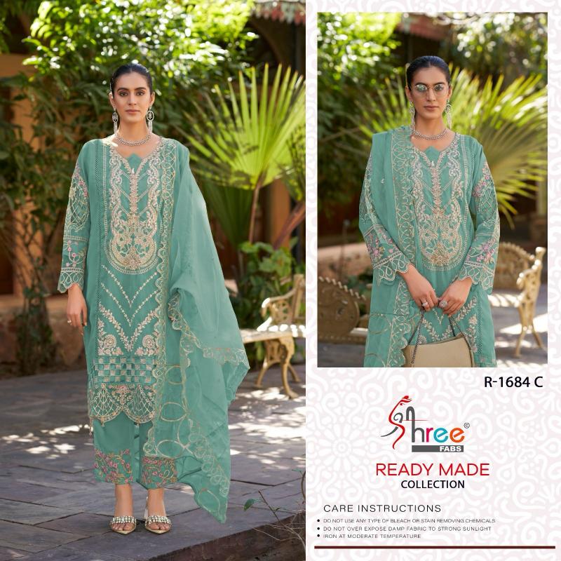 Shree Fabs R 1684 catalog importer of pakistani suits in delhi