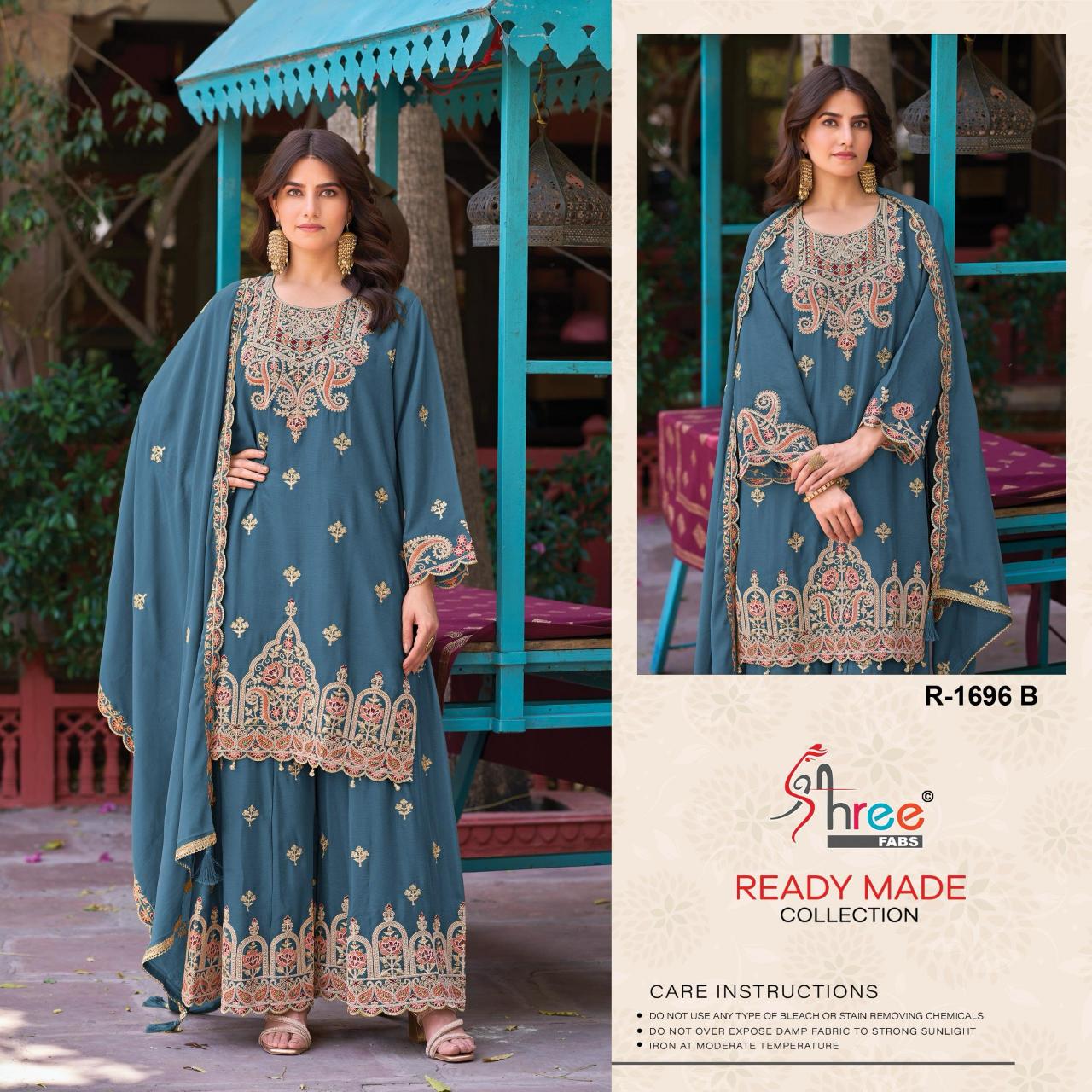 Shree Fabs R 1696 Catalog pakistani plazo suits latest