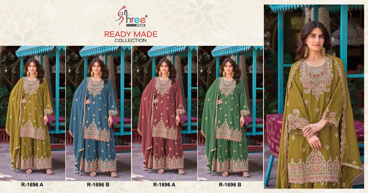 Shree Fabs R 1696 Catalog pakistani plazo suits latest