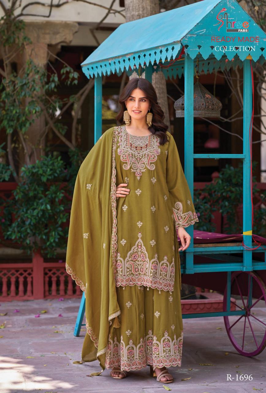 Shree Fabs R 1696 Catalog pakistani plazo suits latest