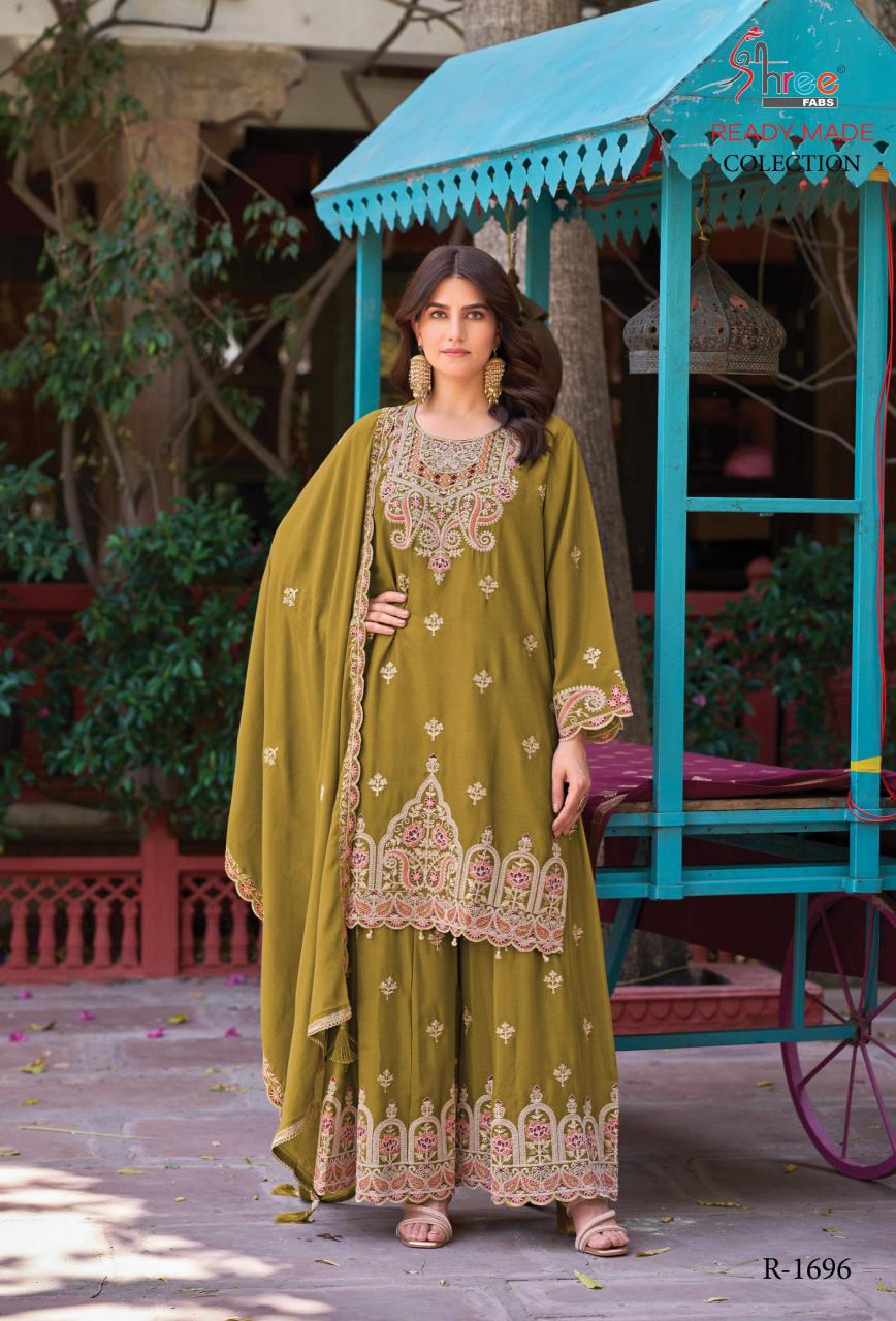 Shree Fabs R 1696 Catalog pakistani plazo suits latest