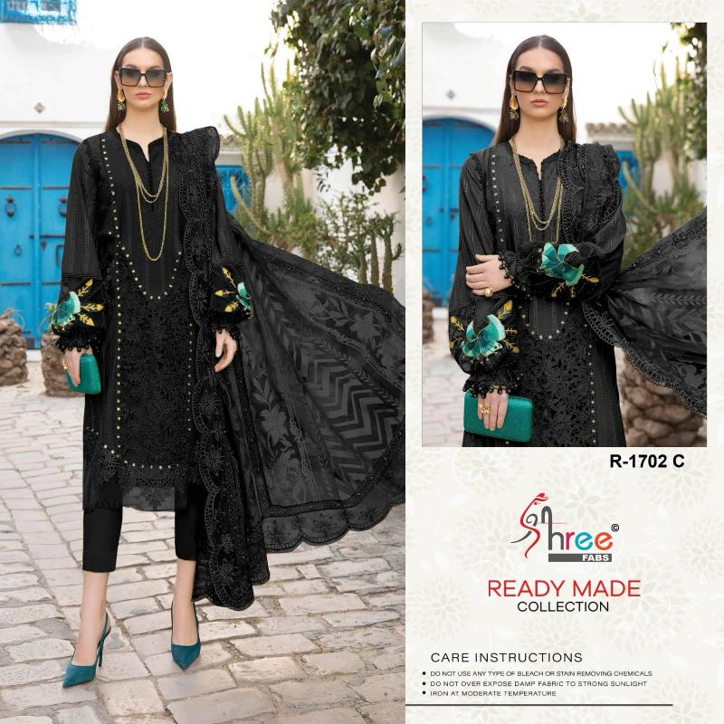 Shree Fabs R 1702 Catalog designer differen pakistani suits dresses