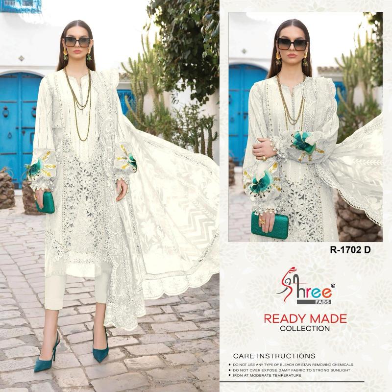 Shree Fabs R 1702 Catalog designer differen pakistani suits dresses