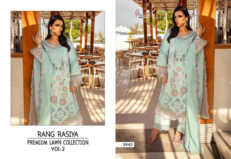 Shree Fabs Rang Rasiya Lawn Collection Vol 2 catalog pakistani plazo suits images