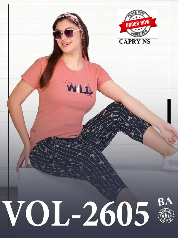 Summer Special CAPRI VOL.DN 2605 catalog Print Night dress