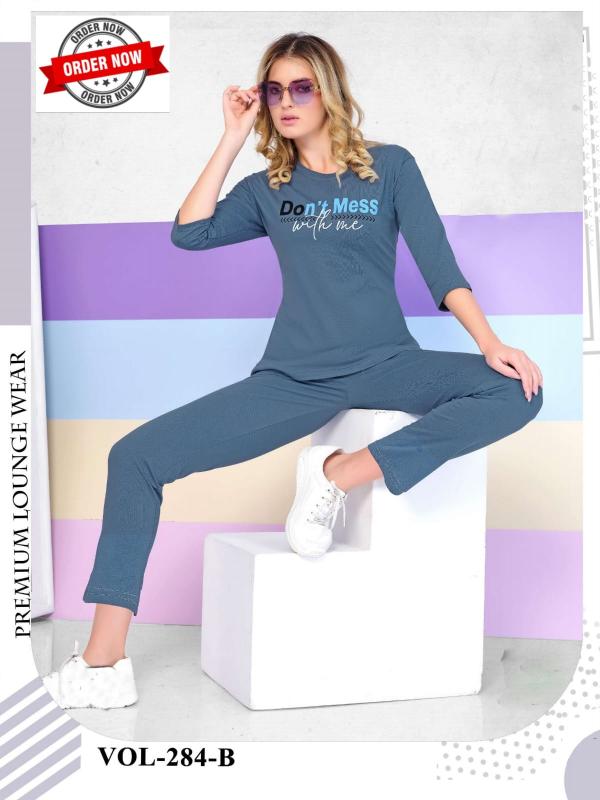 Summer Special CO ORD SET VOL.DN 284 B Catalog ladies night dress wholesale market